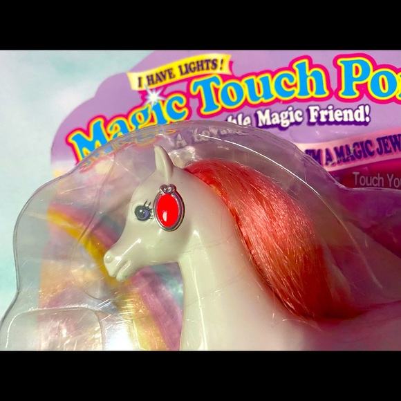 MAGIC TOUCH PONY VINTAGE 90s MAGIC JEWELS PONY SELENA JEWELS LIGHT UP & BLINK - Picture 5 of 14